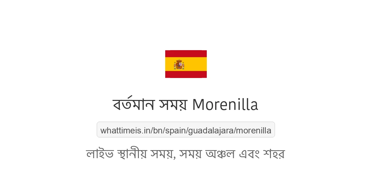 Morenilla-এর বর্তমান সময়