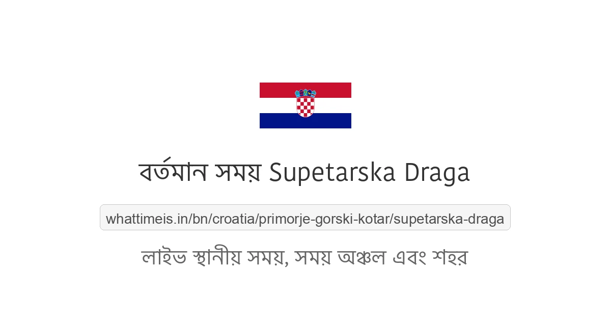 Supetarska Draga-এর বর্তমান সময়