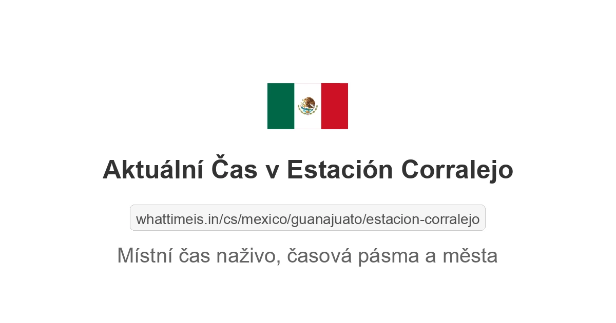 Aktuální čas v Estación Corralejo