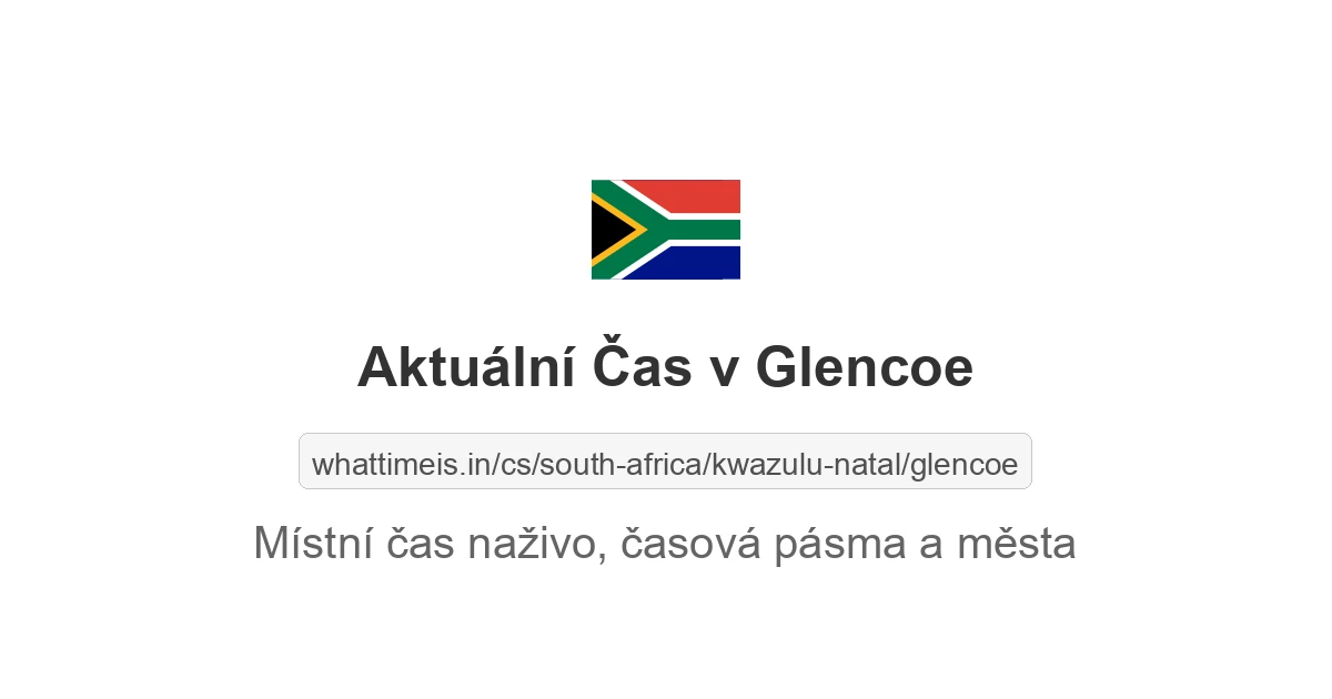 Aktuální čas v Glencoe