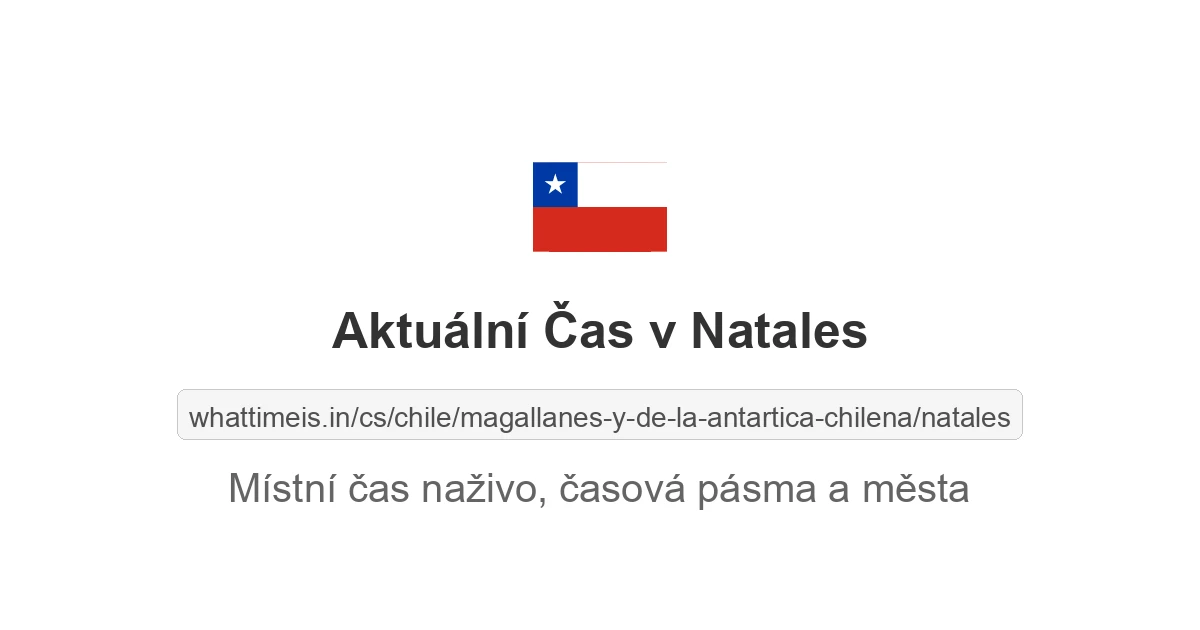 Aktuální čas v Natales