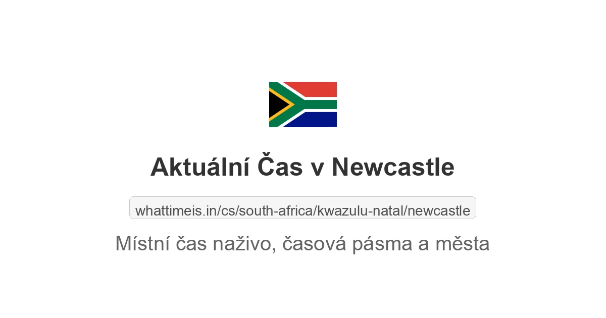 Aktuální čas v Newcastle
