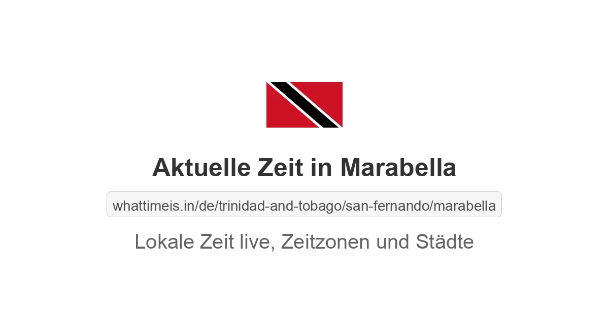 Aktuelle Zeit in Marabella