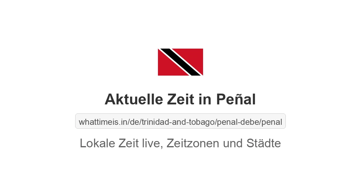 Aktuelle Zeit in Peñal