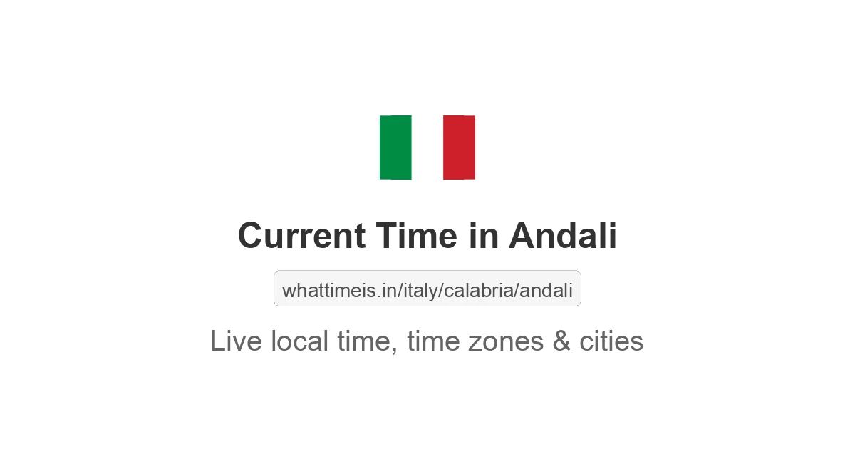 Current Time in Andali