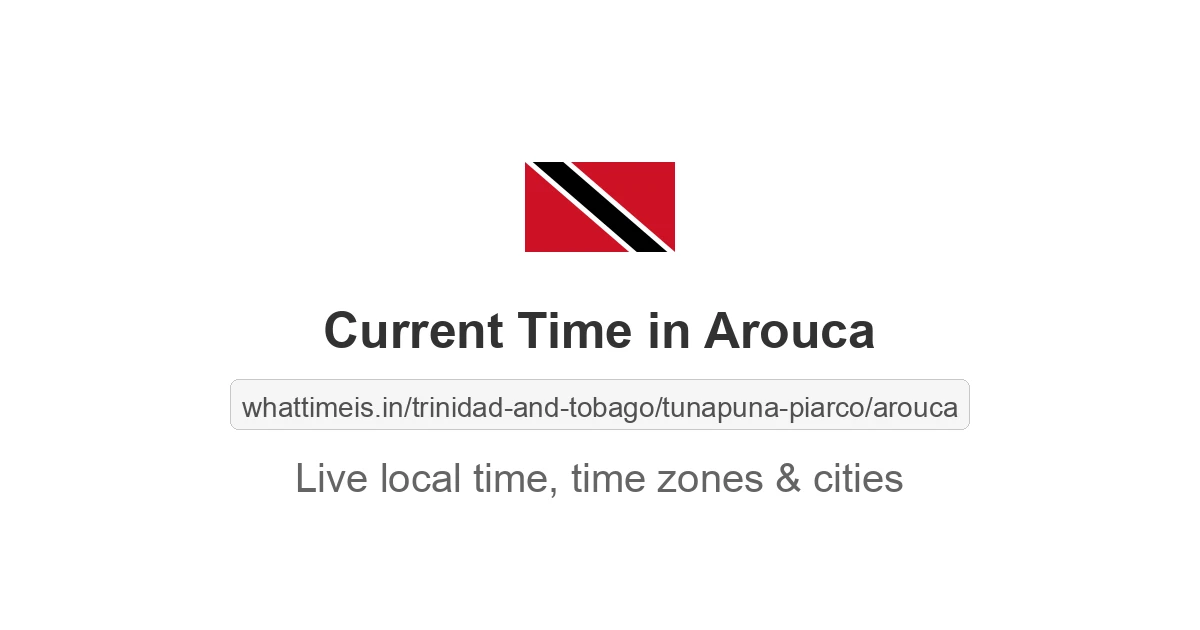 Current Time in Arouca