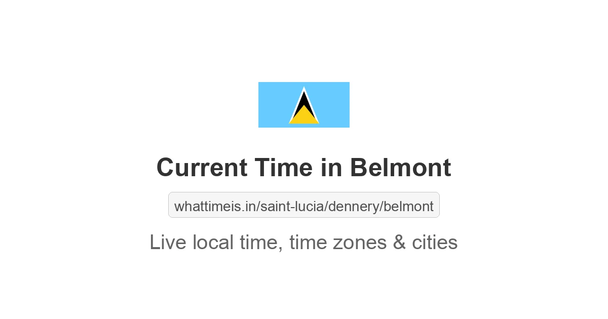 Current Time in Belmont
