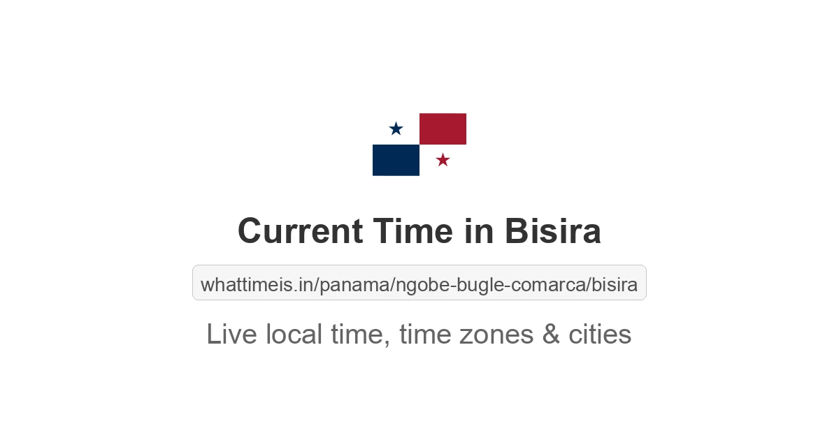 Current Time in Bisira