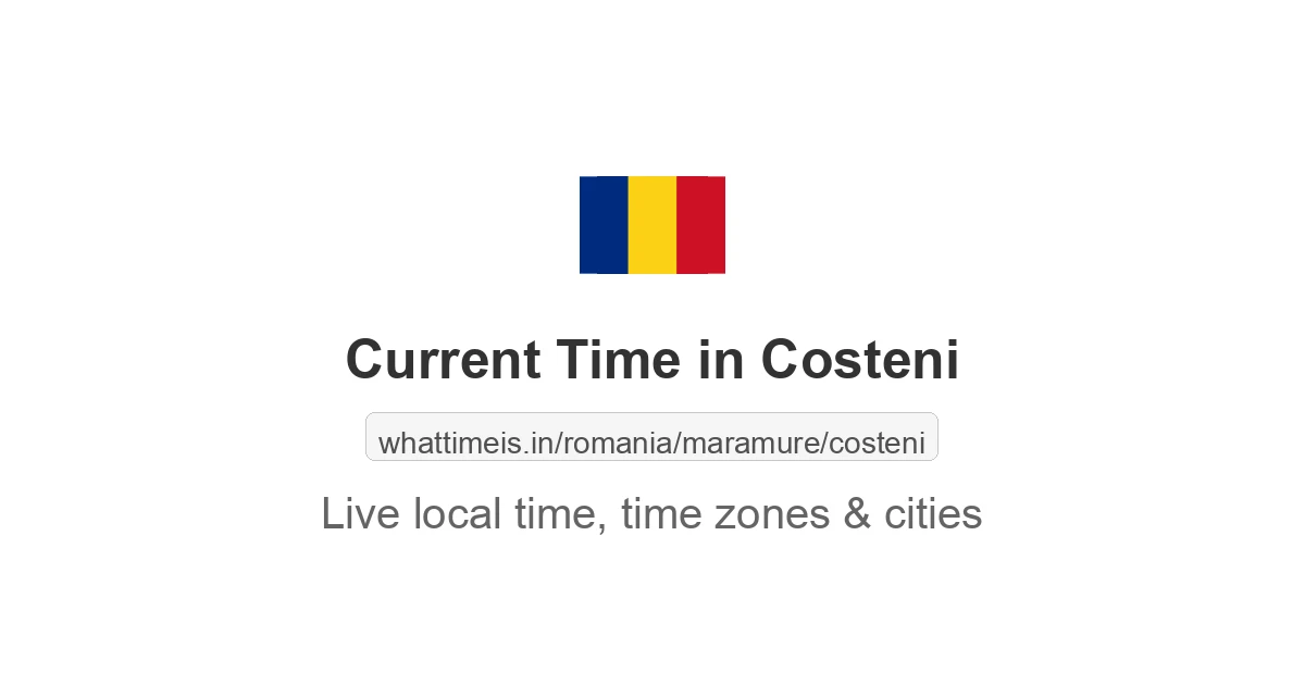 Current Time in Costeni