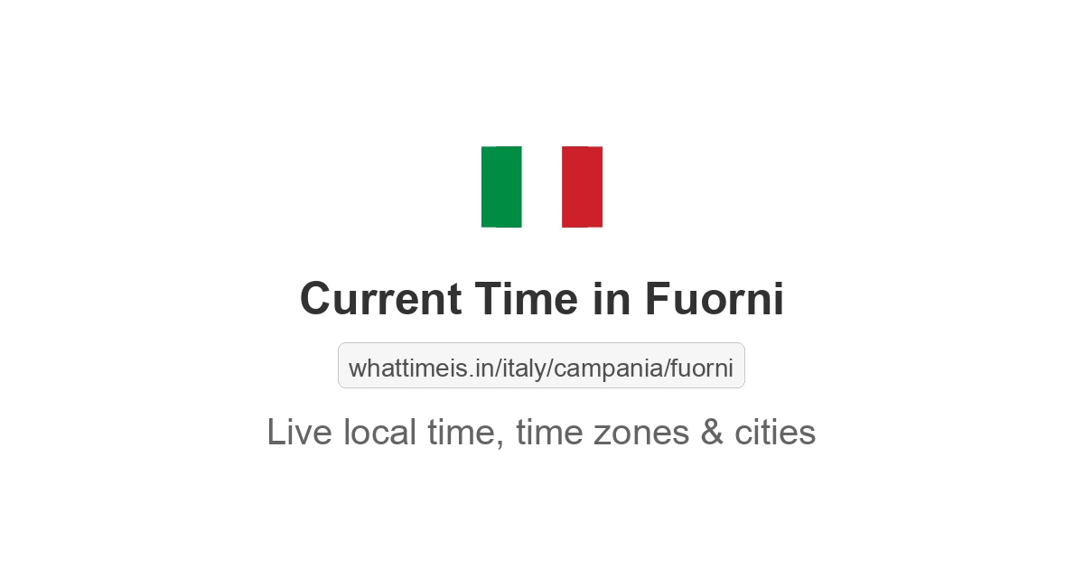 Current Time in Fuorni