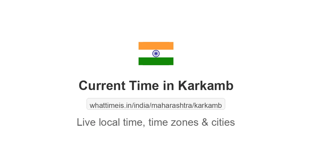 Current Time in Karkamb