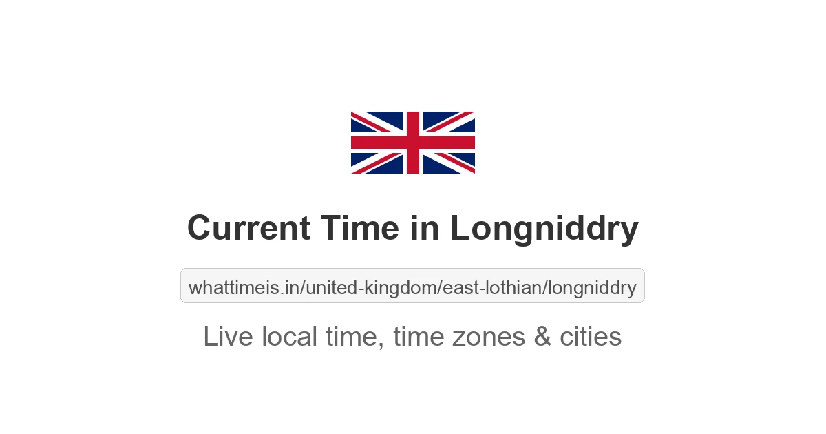 Current Time in Longniddry