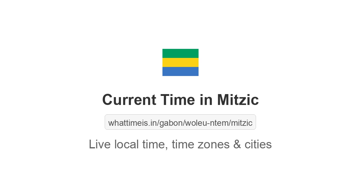 Current Time in Mitzic