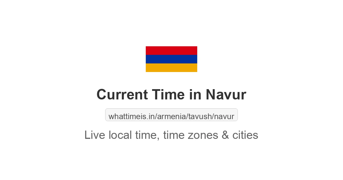 Current Time in Navur
