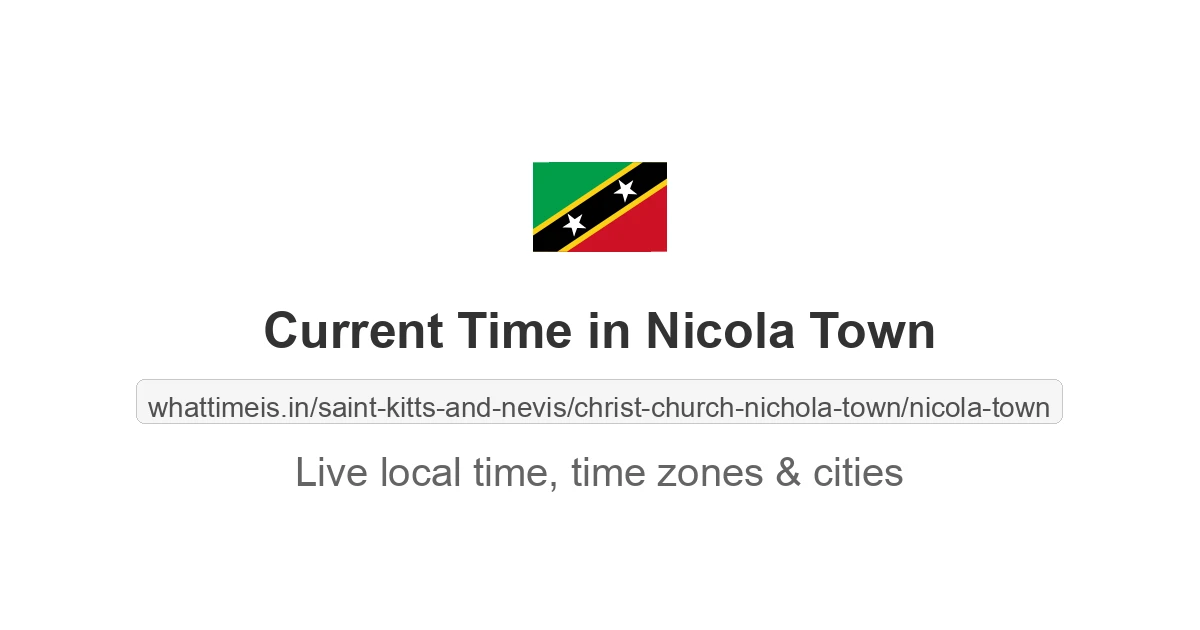 Current Time in Nicola Town