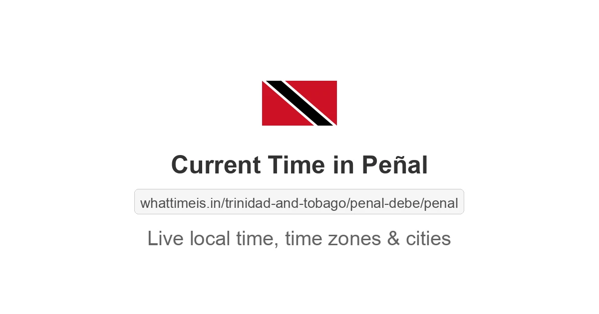 Current Time in Peñal
