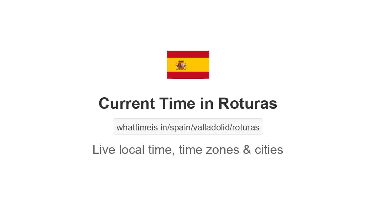Current Time in Roturas