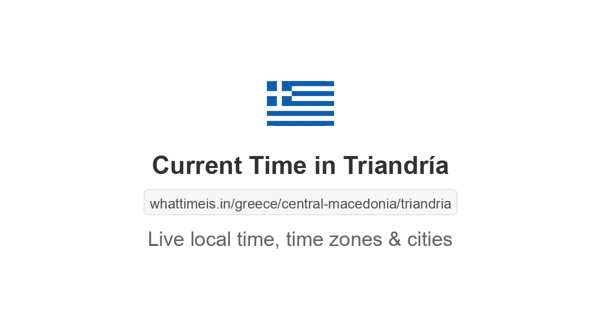 Current Time in Triandría