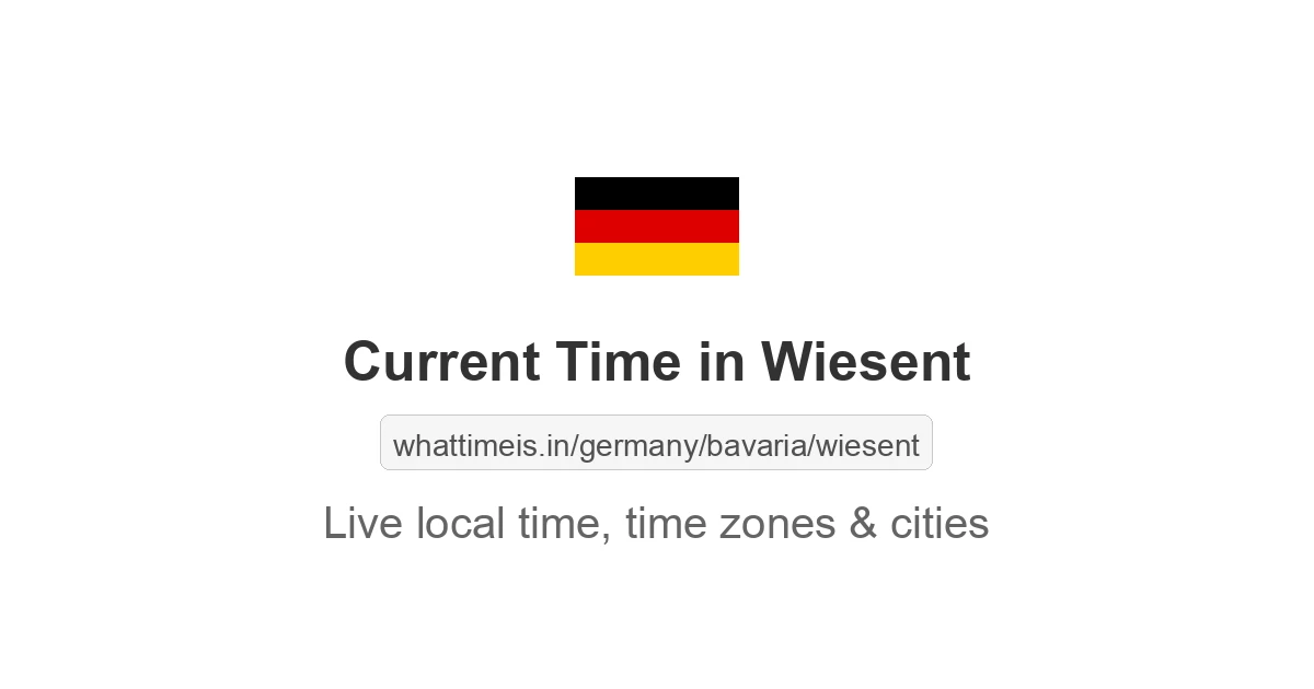 Current Time in Wiesent