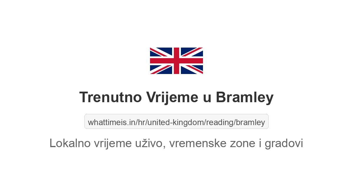 Koliko je sati u: Bramley