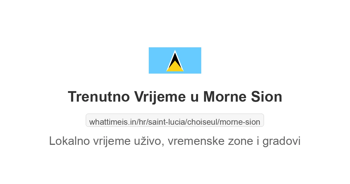 Koliko je sati u: Morne Sion