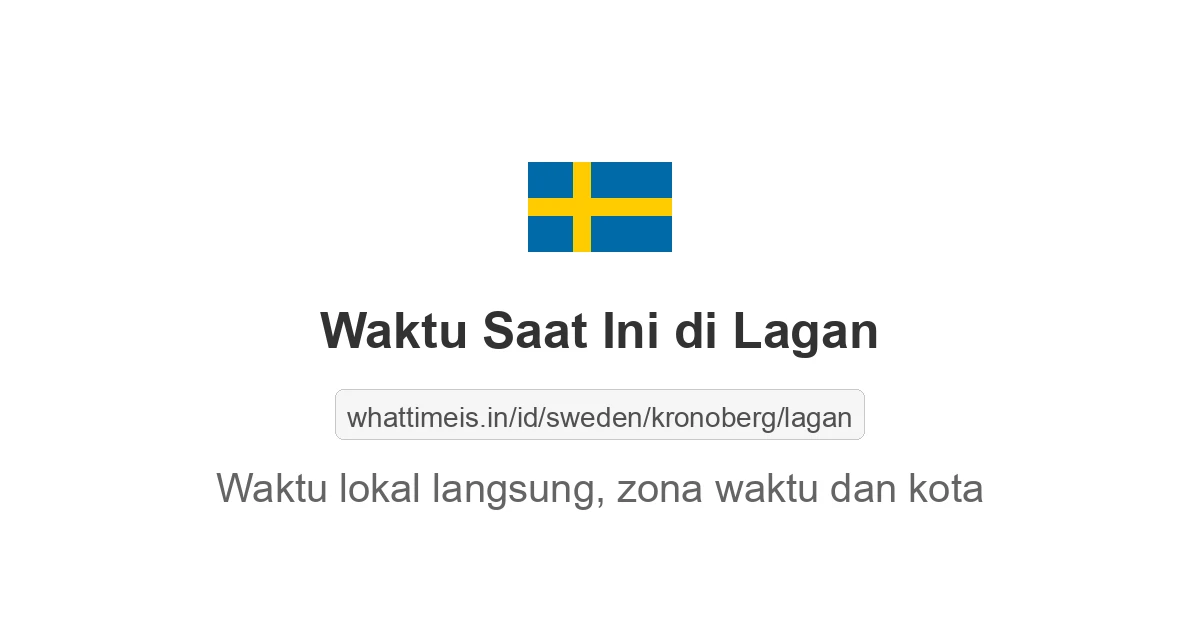 Jam berapa sekarang di: Lagan