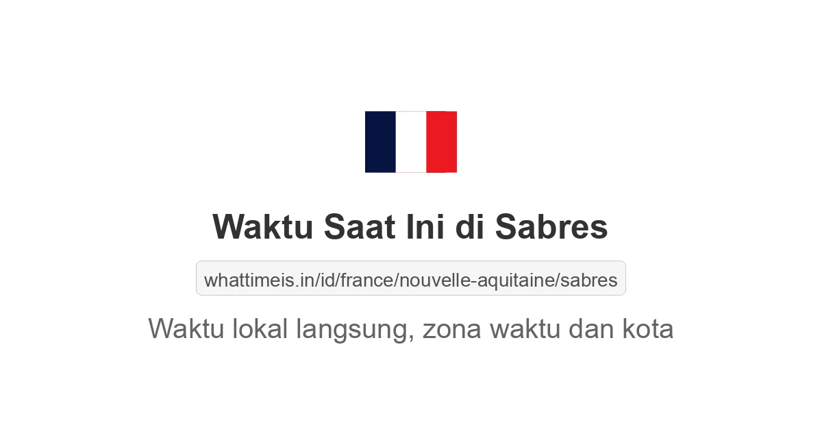 Jam berapa sekarang di: Sabres
