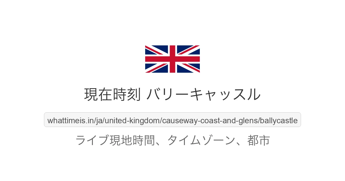 バリーキャッスル の現在時刻