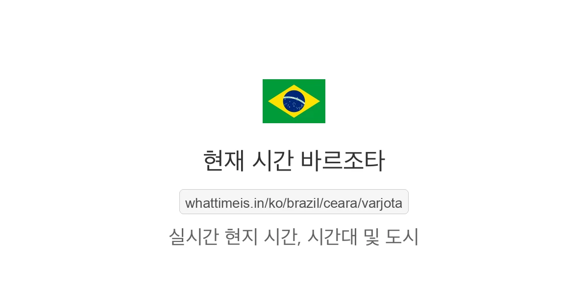 바르조타의 현재 시각