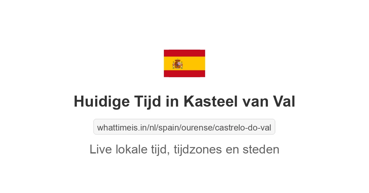 Huidige tijd in Kasteel van Val