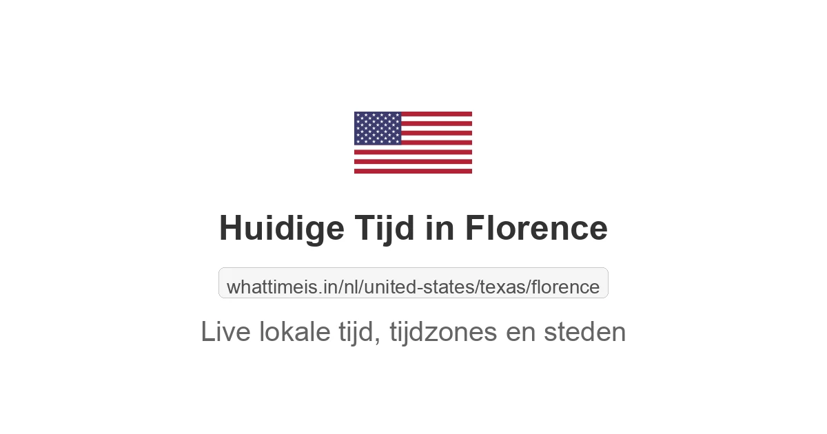 Huidige tijd in Florence