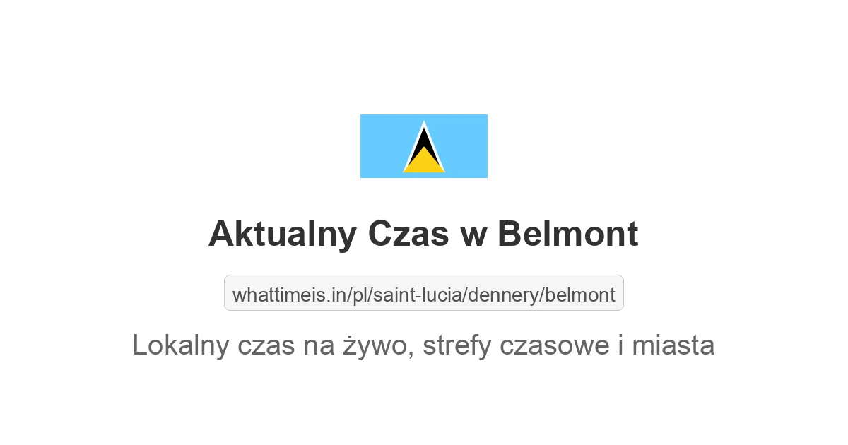 Aktualny czas w Belmont