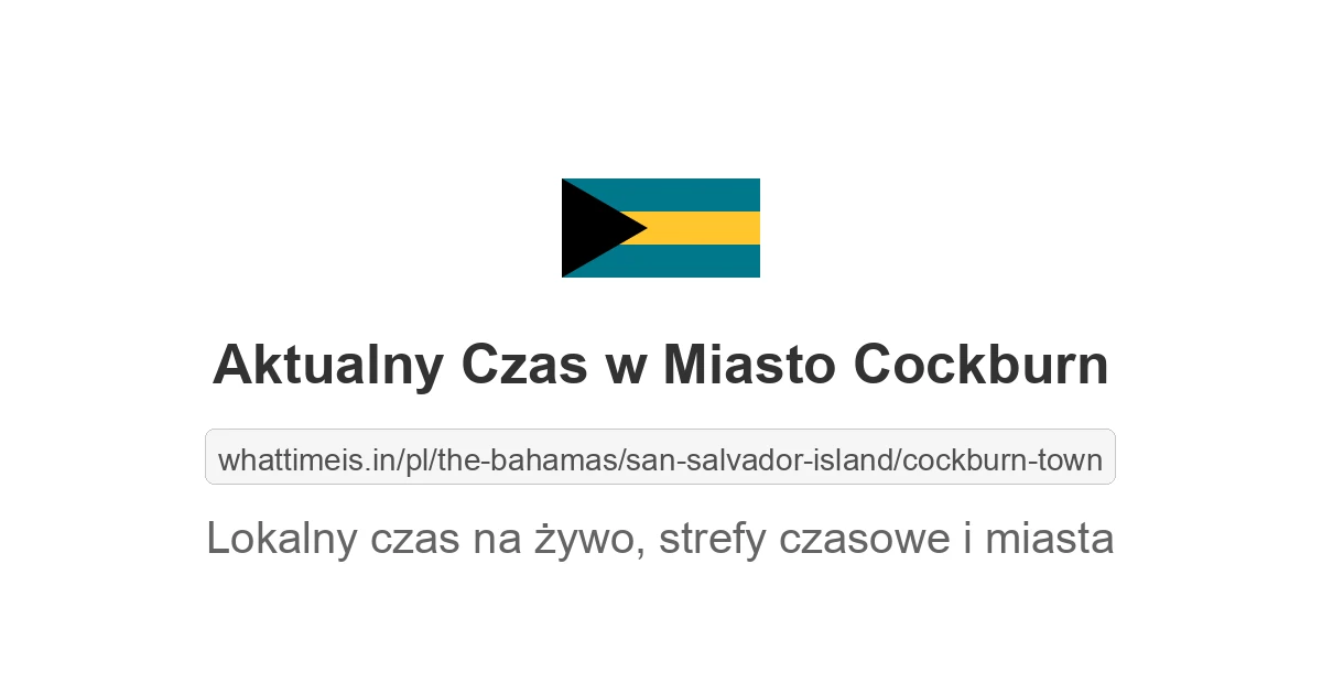 Aktualny czas w Miasto Cockburn