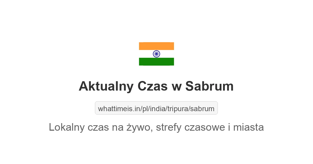 Aktualny czas w Sabrum