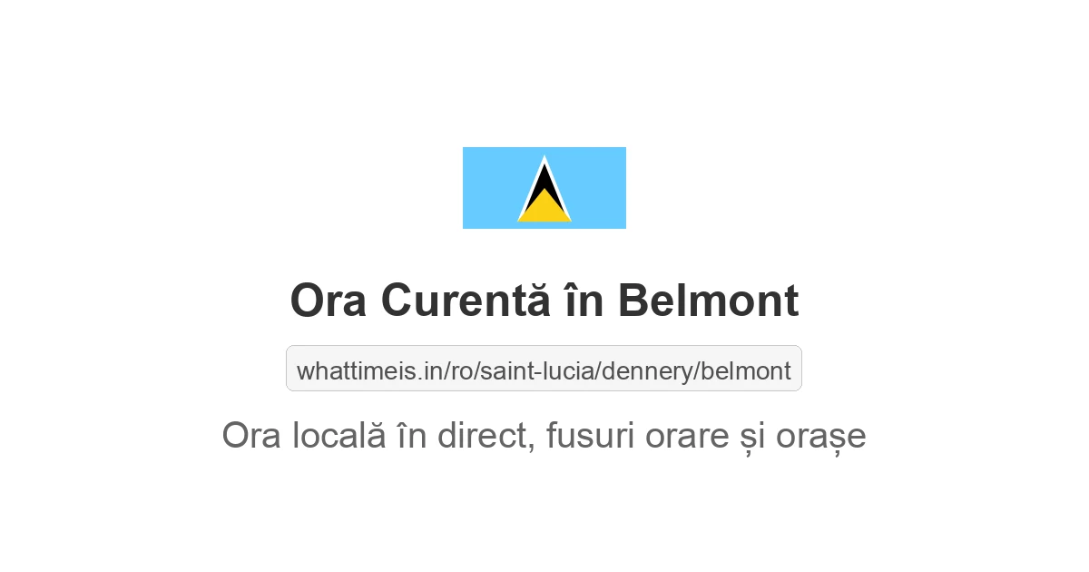 Ora curentă în Belmont