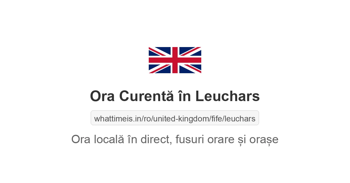 Ora curentă în Leuchars