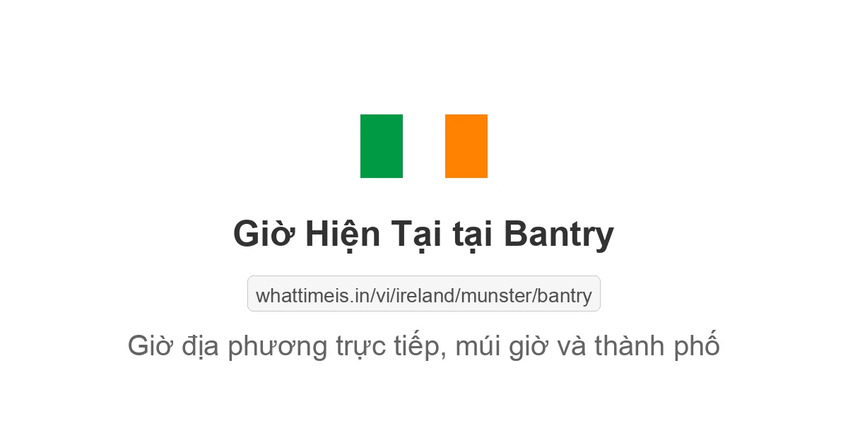 Giờ hiện tại ở Bantry