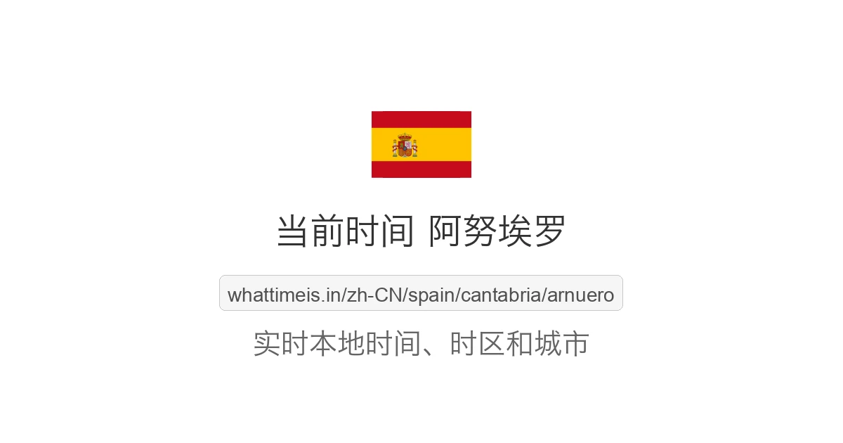 阿努埃罗 的当前时间