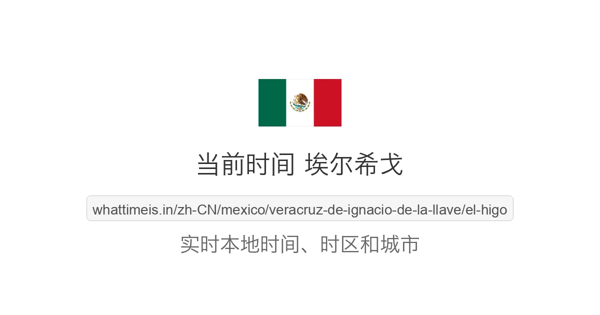 埃尔希戈 的当前时间