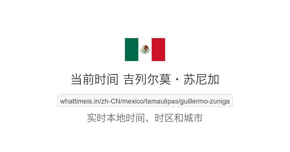 吉列尔莫·苏尼加 的当前时间