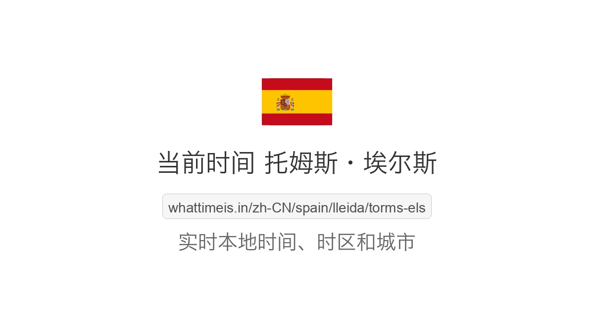 托姆斯·埃尔斯 的当前时间